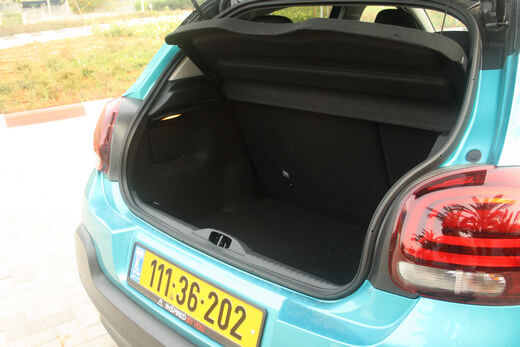 סיטרואן C3 תא המטען